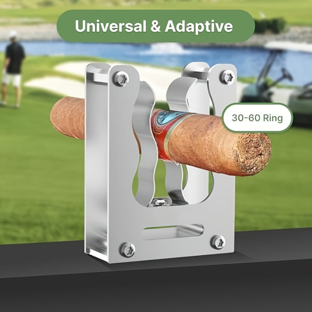 Magnetic Cigar Holder Heavy Duty Secure Grip – Fits Golf Carts, Beach Chairs, Fishing Rods & Boats | On-the-Go Smoking Accessory | 7 Colors