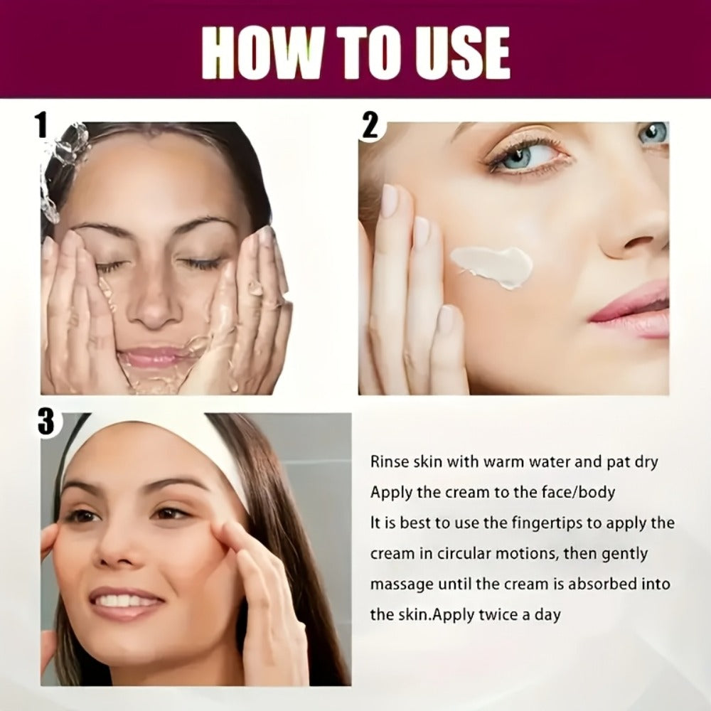 Face Cream 50g Niacinamide Ascorbic Acid and Collagen Formula with Moisturizing Daily Face Care Format