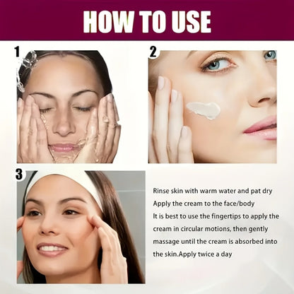 Face Cream 50g Niacinamide Ascorbic Acid and Collagen Formula with Moisturizing Daily Face Care Format