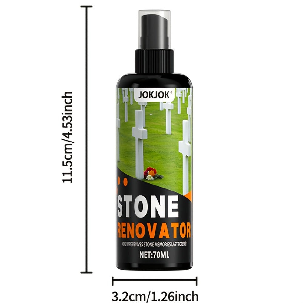 Stone Care Agent for Tombstone Memorial Stone Cleaner Quickly Restores Original Color for Entryways, Bedrooms and Living Spaces