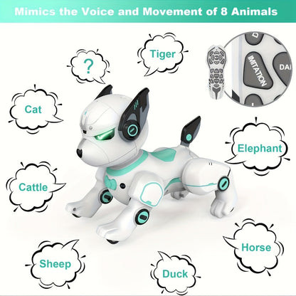 Robot Dog Toy for Kids Upgraded Intelligent Electronic Pet with the Listed Color, Size or Set Options for Everyday Use