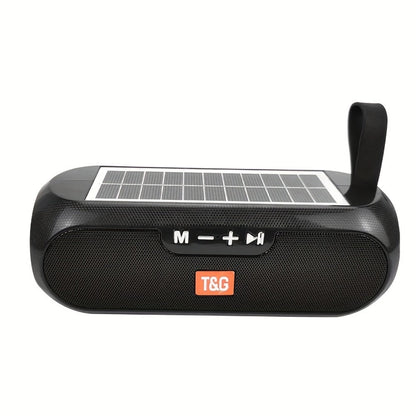 TG182 Solar Powered Bluetooth Speaker, 10W Outdoor Wireless Speaker, 1200mAh Battery, TF Card, FM Radio