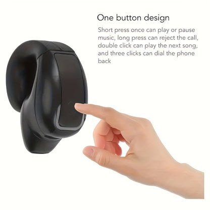 Wireless Earbuds Lightweight In-Ear with Call Noise Reduction, Type-C Charging and Black Color Choice