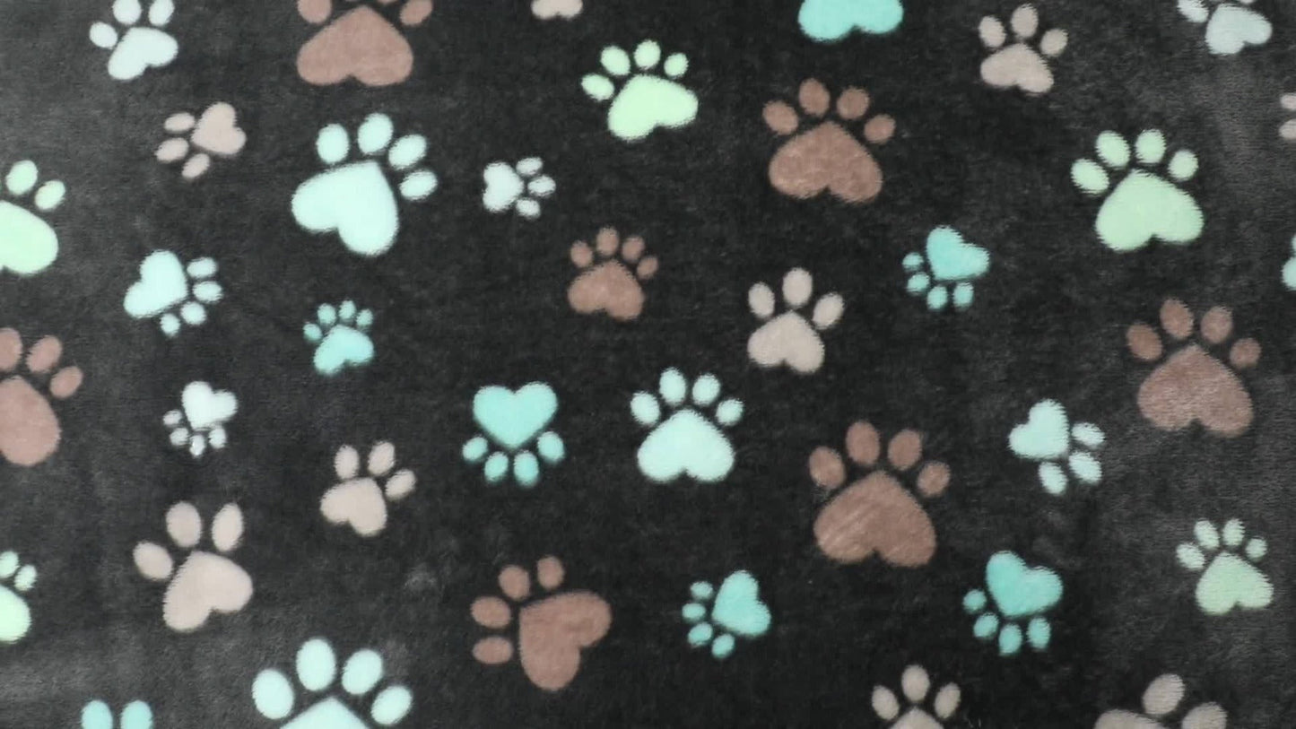 Pet Blanket, Reversible Liquid-Proof Coral Fleece Dog Blanket for Couch, Sofa & Bed, Furniture Protector