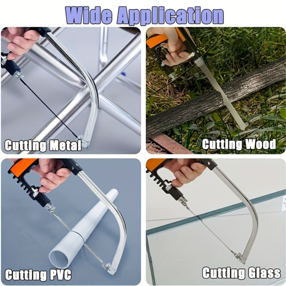 Hand Saw 7-in-1 Multifunctional Mini, Curved Devil Saw Set for Woodworking DIY, Compact Multi-Function Wood Cutting Saw Kit for Pruning