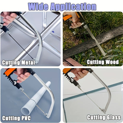 Hand Saw 7-in-1 Multifunctional Mini, Curved Devil Saw Set for Woodworking DIY, Compact Multi-Function Wood Cutting Saw Kit for Pruning