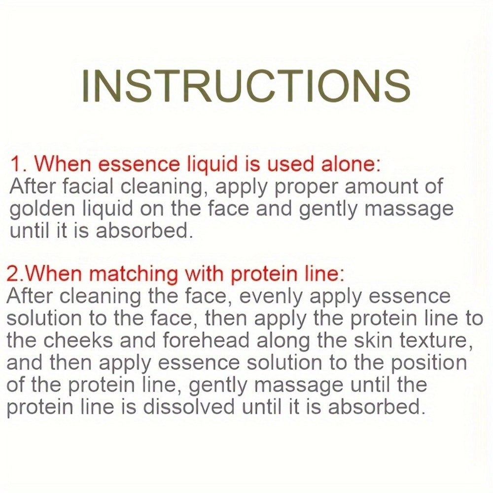 Collagen Protein Thread Lift Set Instant Face Absorbable Silk Fibroin Serum Threads Face Essence Gift Set