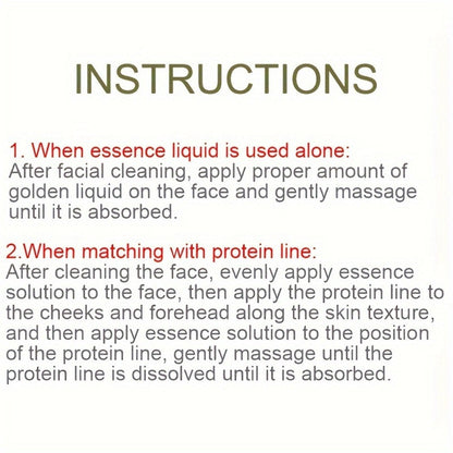 Collagen Protein Thread Lift Set Instant Face Absorbable Silk Fibroin Serum Threads Face Essence Gift Set