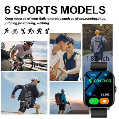 Smartwatch with Navigation & Dual Strap 1.83" TFT Full Touch Screen, Wireless Calling, Remote Camera, Music Player, Message Alerts