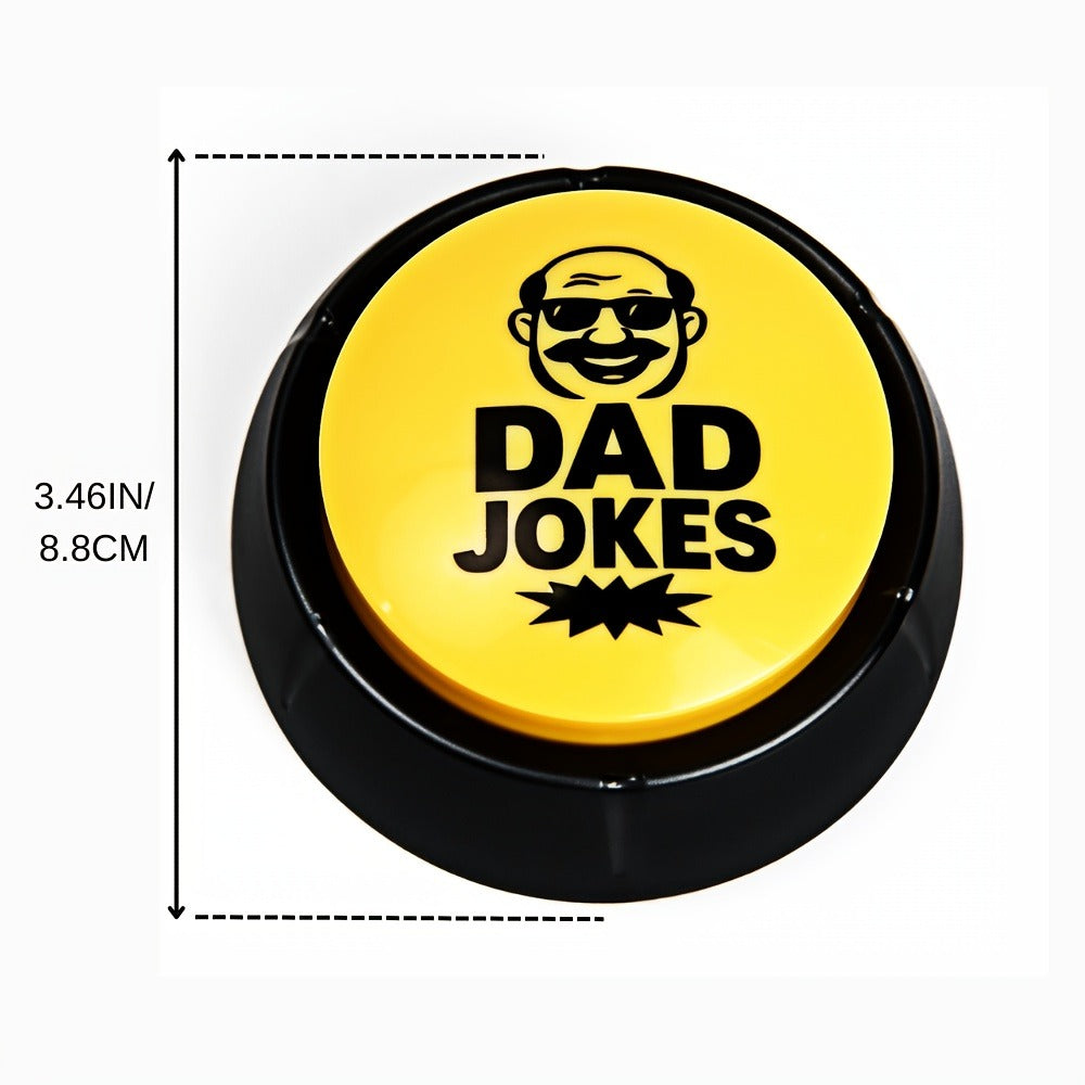 Dad Joke Button Funny Gag Gift for Men, Push Button for Hilarious Jokes, Perfect Father's Day Gift