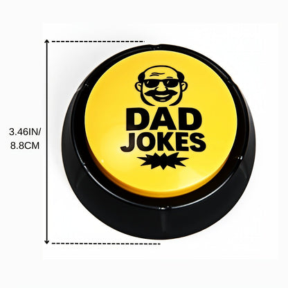 Dad Joke Button Funny Gag Gift for Men, Push Button for Hilarious Jokes, Perfect Father's Day Gift