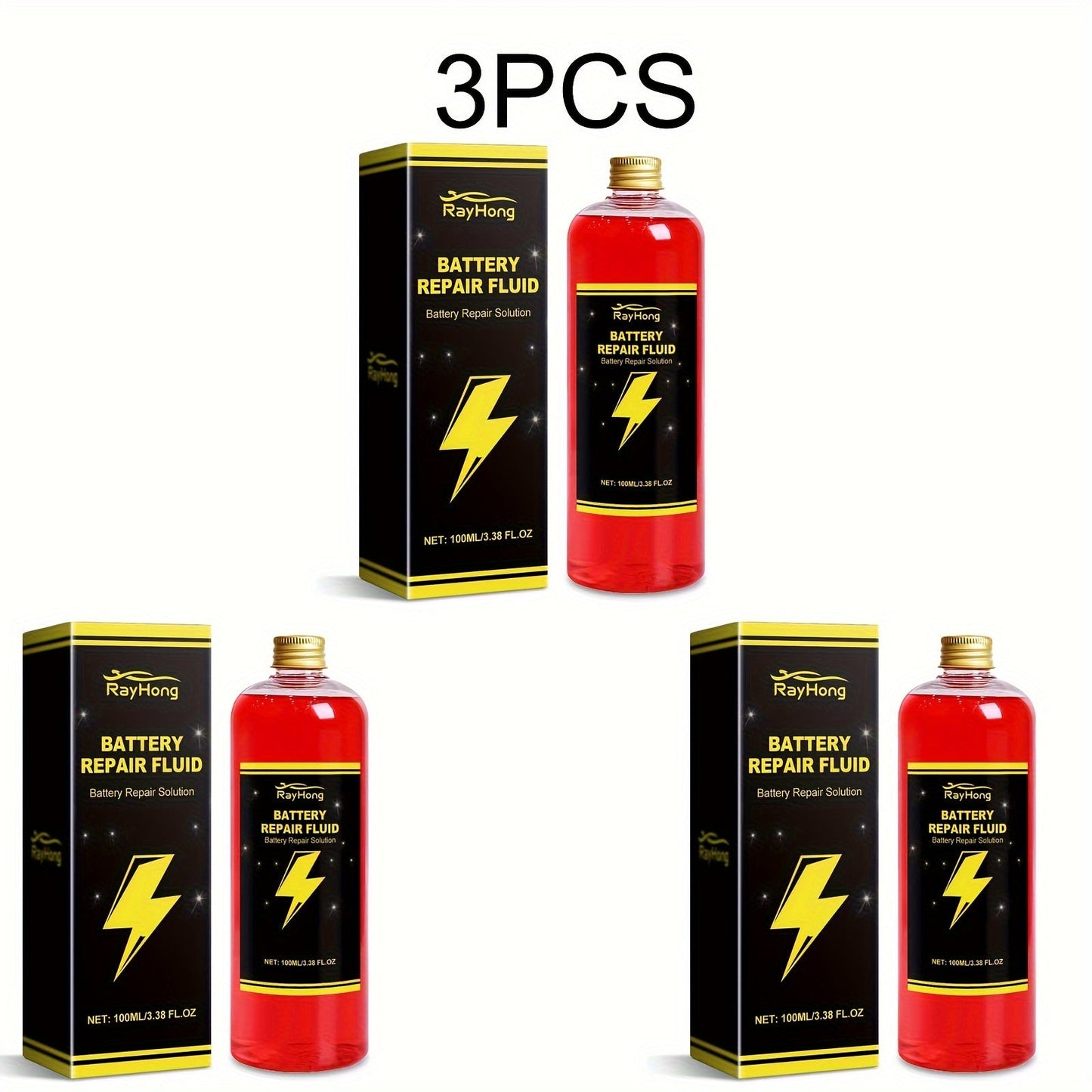 Battery Repair Fluid – Low Odor, Nontoxic & Odorless Formula for Car, Electric Vehicle & All-Model Battery Maintenance