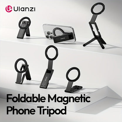 MA60 Ultra-Slim Magnetic Phone Stand and Tripod with Folding 8.43-Inch Body in Six Color Options