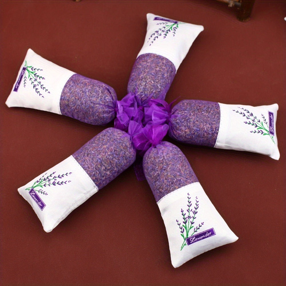 Lavender Scented Sachets Bags for Drawer Wardrobe Closet Car Fragrance - 5A Grade Fresh for Entryways, Bedrooms and Living Spaces