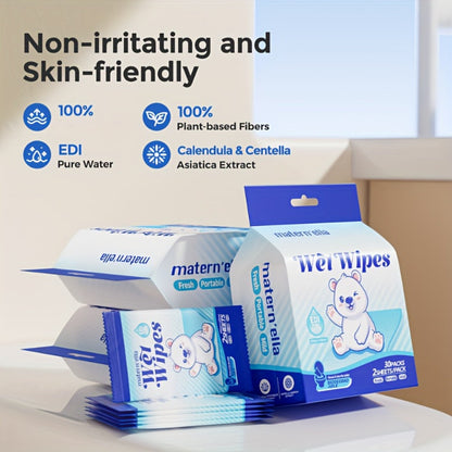 Flushable Wet Wipes with Probiotics, Plant-Based Fibers, Fragrance Free, Sewer Safe, & Thick Disposable Butt Wipes for Adults