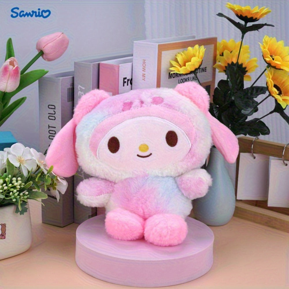 Plush Toy Character Collection with Four Styles, Soft Fabric and Desk-Ready Sitting Designs