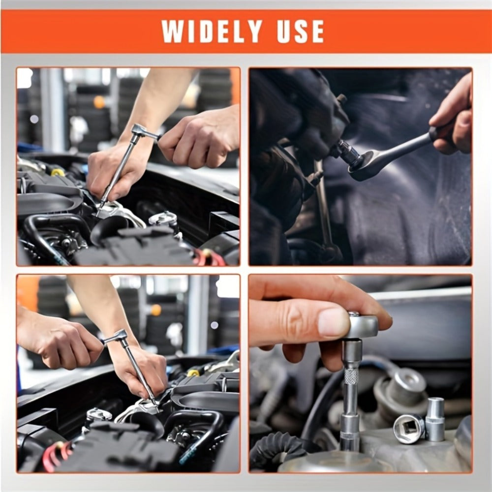 Premium Stainless Steel Repair Tool Kit 55/82/94/121PCS – Complete Automotive & Home Repair Set | Multi-Function Hand Tools | No Charging