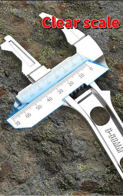 Bathroom Wrench Tool Multifunctional, Adjustable Double-Ended Open-End Wrench for Sink, Faucet, Water Pipe & Heating Repair