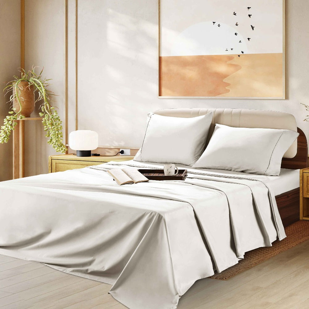 Egyptian Cotton Sheet Set, 1000 Thread Count Sateen Bedding with 16-Inch Deep Pocket, Twin-Full-Queen-King Sizes