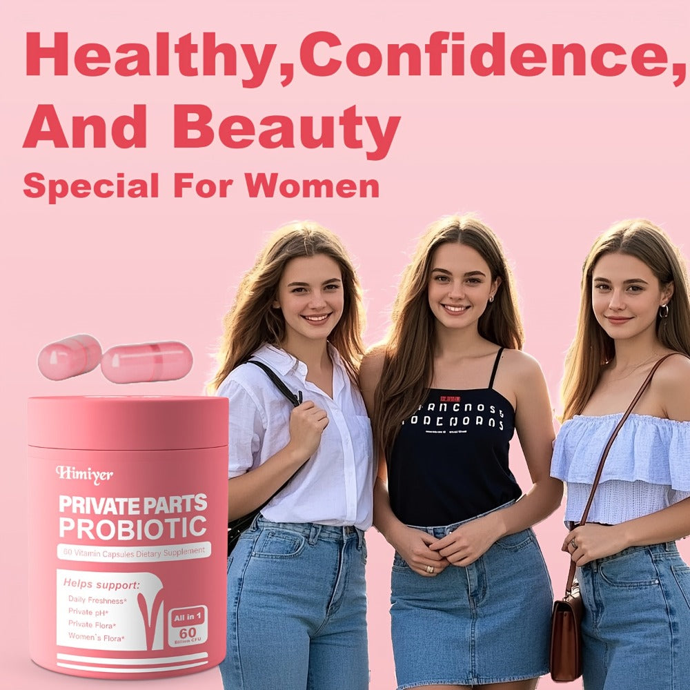 Women's Probiotic Capsules with Lactobacillus Acidophilus & Rhamnosus for Intimate Flora Balance