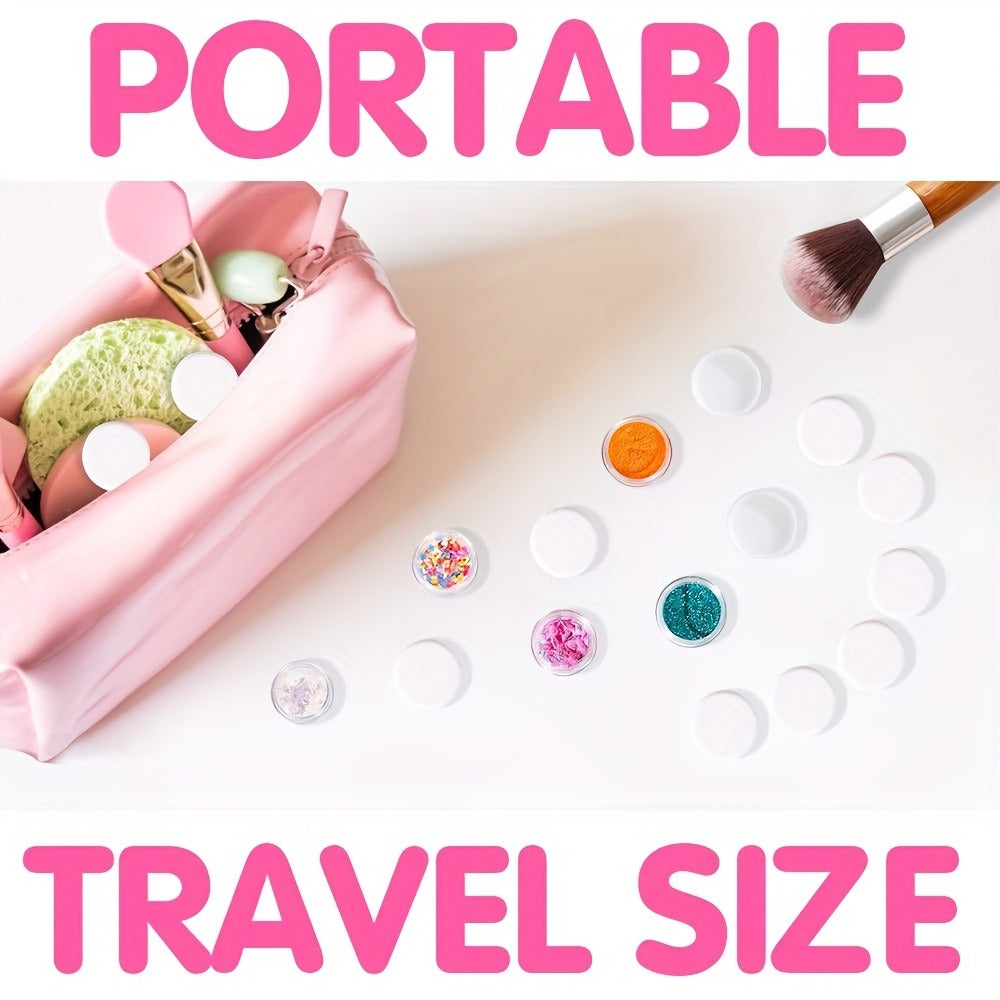 Mini Cosmetic Containers with Lids 60 Pack – 5g Small Round Plastic Sample Jars for Travel, Lip Balm, Lotion, Cream & DIY Beauty