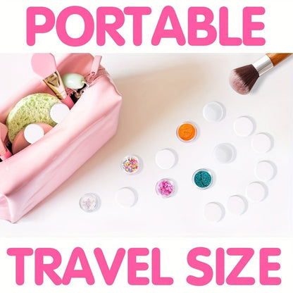 Mini Cosmetic Containers with Lids 60 Pack – 5g Small Round Plastic Sample Jars for Travel, Lip Balm, Lotion, Cream & DIY Beauty