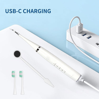 Electric Toothbrush Kit USB Rechargeable – Multi-Accessory Dental Care Set with Travel Case, Replaceable Brush Heads
