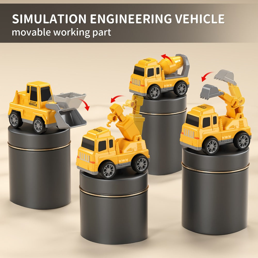 Construction Carrier Truck Toy Set for Kids Ages 3-7 with the Listed Color, Size or Set Options for Everyday Use