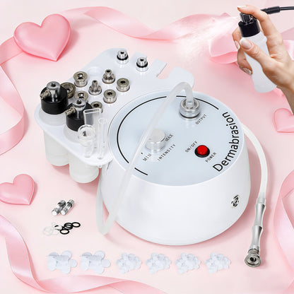 Microdermabrasion Machine Professional 3-in-1 Dermabrasion Vacuum Spray Facial Device for Bath Time, Home Spa and Personal Care