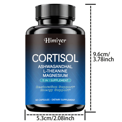 Ashwagandha & Rhodiola Rosea Capsules for Cortisol Control, Energy & Restful Sleep for Bath Time, Home Spa and Personal Care