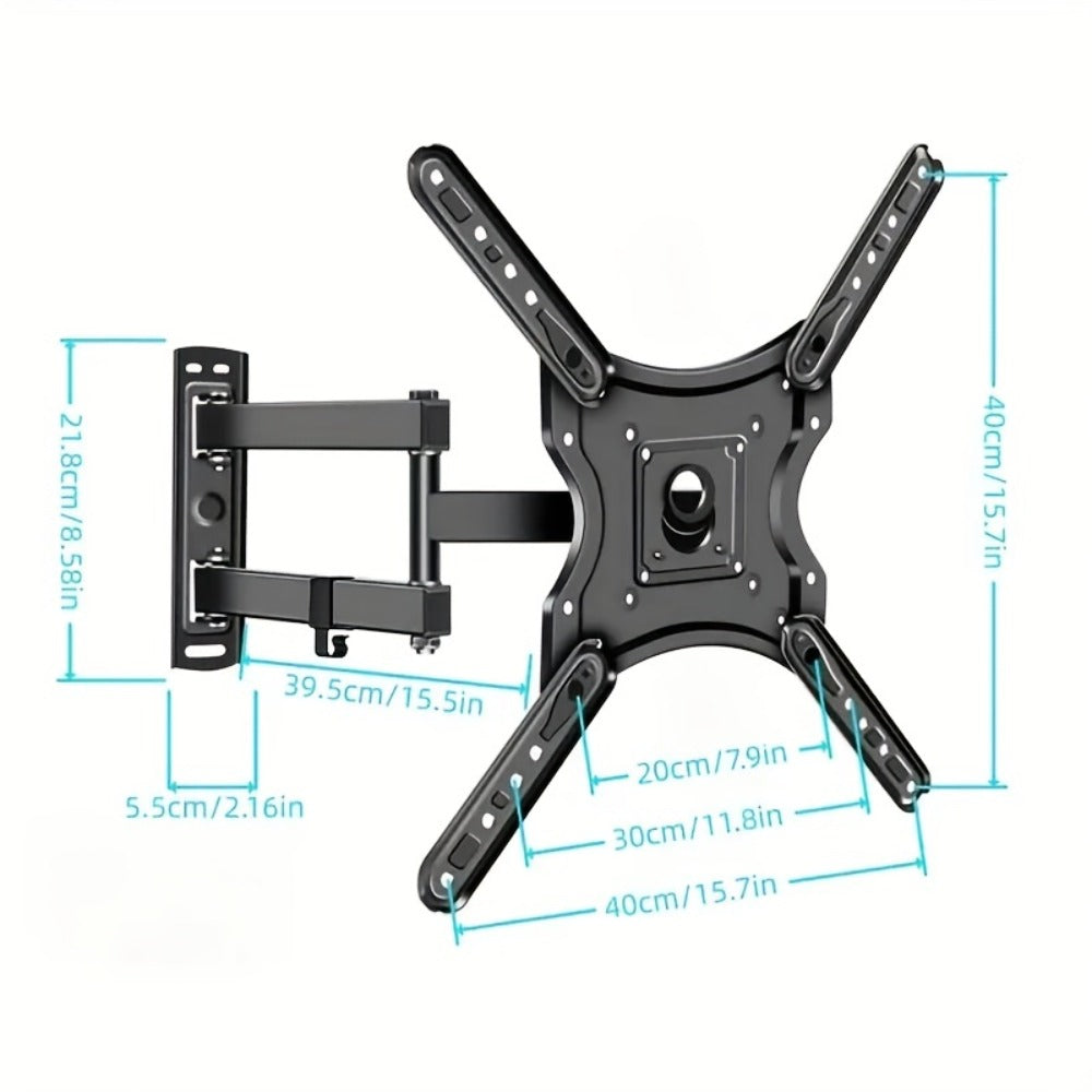 Tilt Swivel TV Wall Mount 22-60 Inch, Iron Construction, Multi-Angle Adjustment for an Everyday Personal Care Routine
