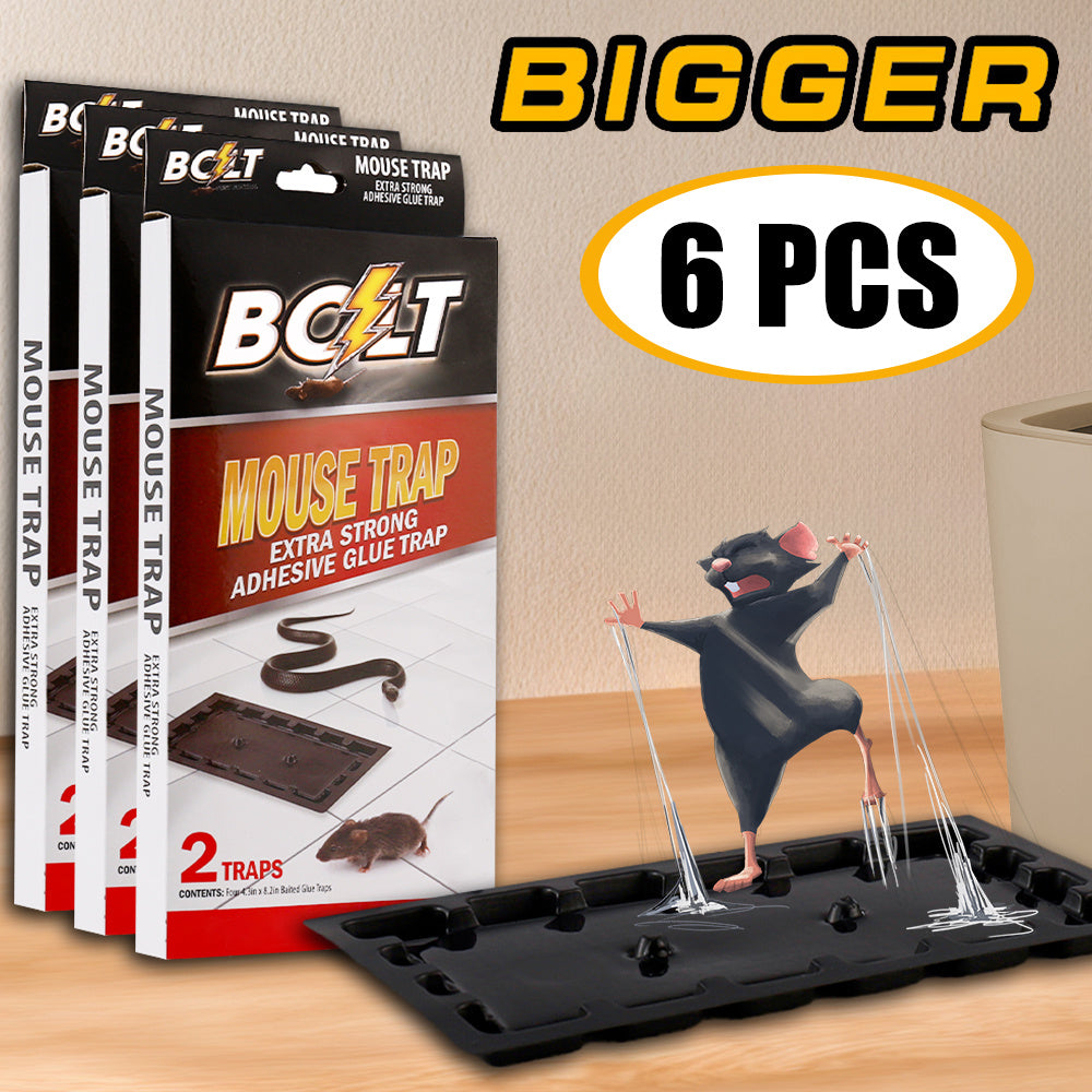 Pest Control BOLT Adhesive Tray Set with 6, 12 or 24-Piece Pack Options and Two Documented Tray Sizes