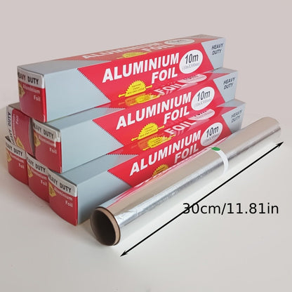 Aluminum Foil Rolls Heavy Duty – Thick Tin Foil for Baking, Grilling, BBQ & Food Wrapping, Disposable Kitchen Foil for Restaurants & Home