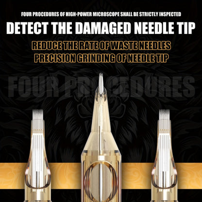 Ambition Tattoo Cartridge Needles 20pcs Professional RL RS RM Sizes with Safety Membrane for Temporary Body Art, Festivals and Costumes