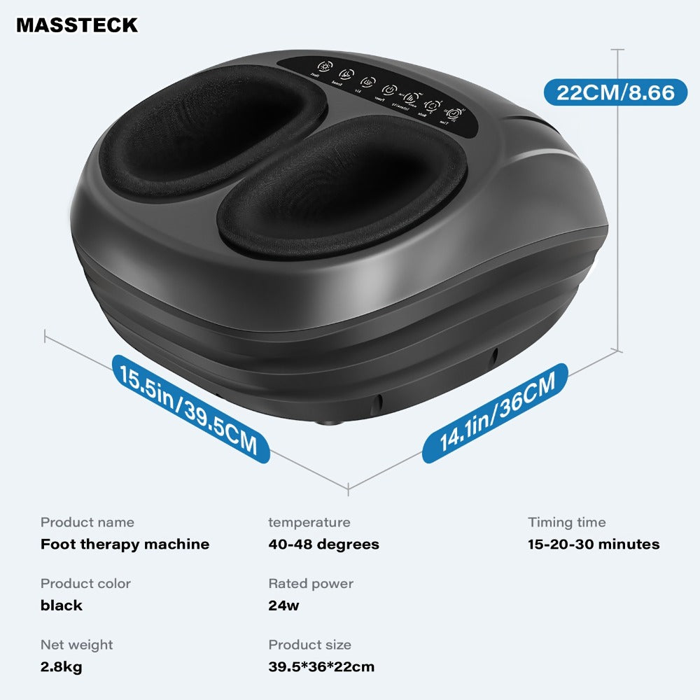 Shiatsu Foot Massager Machine with Heat, Deep Kneading Electric Foot Massager for Plantar Fasciitis