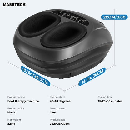 Shiatsu Foot Massager Machine with Heat, Deep Kneading Electric Foot Massager for Plantar Fasciitis