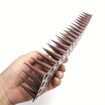 Bird Spikes, 4 Row Fence Balcony Window Sill Ledge for Garden, Yard and Pest Management, with the Listed Configuration