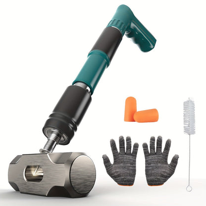 Hand Nail Gun Compact, Portable Steel Nail Driver for Cement Walls, Concrete & Wood for Home and Salon Manicures