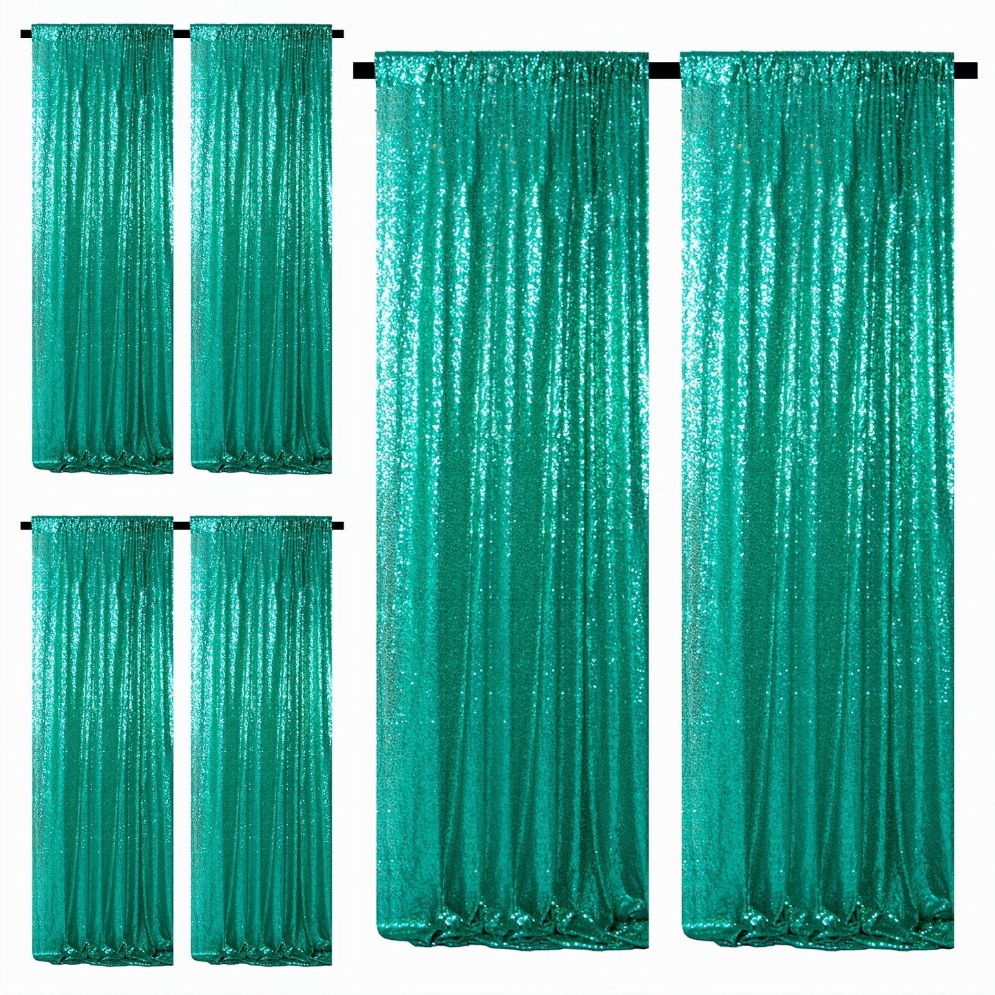 Sequin Backdrop Curtains 2FTx8FT Glitter Photography Background Panels for Party Wedding Birthday for an Everyday Personal Care Routine