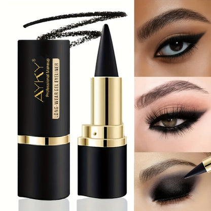 Cone-Tip Gel Eyeliner Stick Set in Brown, Black or Mixed Two- and Four-Piece Packs with Brushes