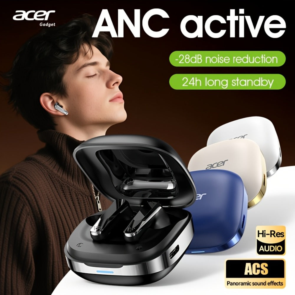 Wireless Earbuds Acer Mini Bluetooth 5.4 with Touch Controls, Call Noise Reduction Mic and Three Colors