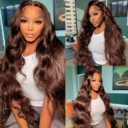 Synthetic Wig Glueless Lace Front Body Wave, in 26- and 34-Inch Options for Parties with Model-Specific Color, Length and Cap Options