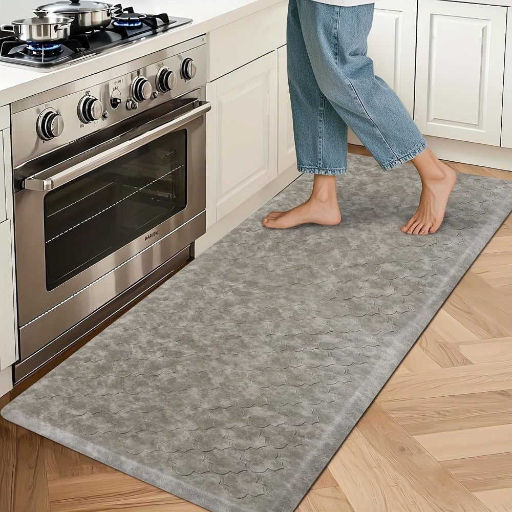 Kitchen Mat, Cushioned Single Standing Mat in Four Colors and 17.3x28, 17.3x48 or 20x60-Inch Sizes