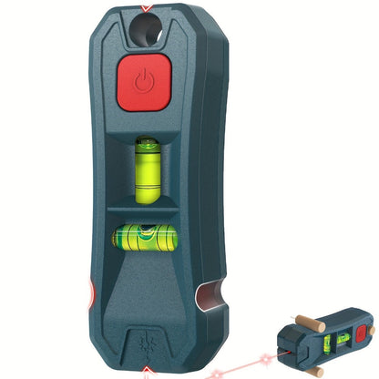 Magnetic Stud Finder with Laser Level, High Brightness Laser Marker, Horizontal & Vertical Bubble Level