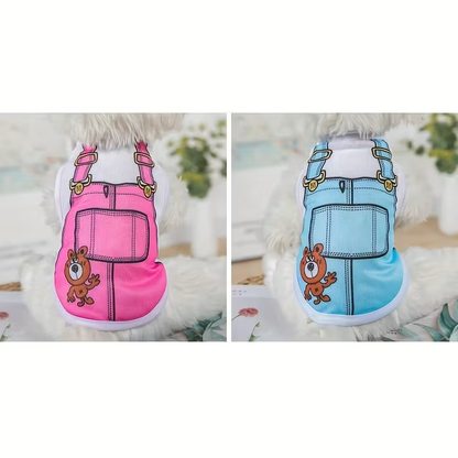 Dog Vest Lightweight Windproof Thermal Shirt for Small Dogs – Fashion Pet Costume for Teddy Bichon Pomeranian