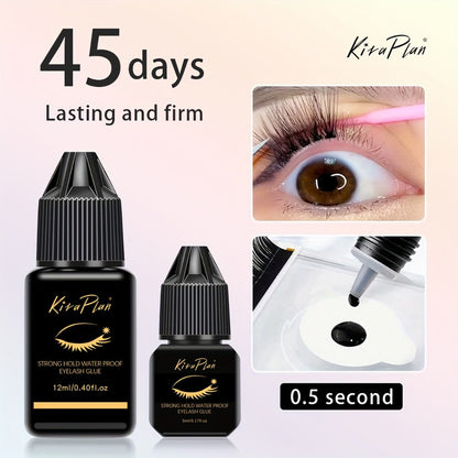 Odorless Lash Extension Glue Quick Dry Black Adhesive for DIY Individual & Cluster Lash Extensions