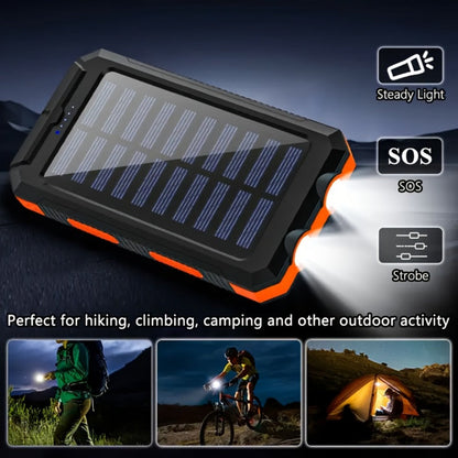 2-Pack Solar Power Bank 20000mAh 40000mAh Portable Dual USB Fast Charging with Built-In for an Everyday Personal Care Routine