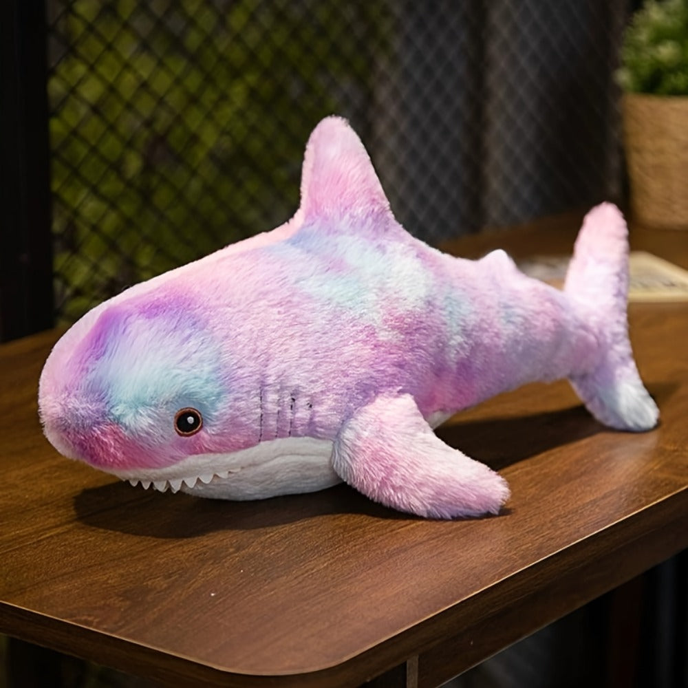 Shark Stuffed Animal Pillow, Cute Plush Throw Pillow for Couch & Kids Room, Birthday Gift for Girls