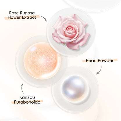 BB Cream 2 Pcs Set Waterproof, Pore-Minimizing Full Coverage Foundation with Blemish Concealer & Glycerin Hydration