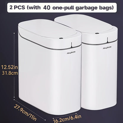Sensor Trash Can Self-Emptying 3.8 Gallon with Drawstring Bags – Hands Free Infrared Smart for Home Cooking, Dining and Outdoor Meals